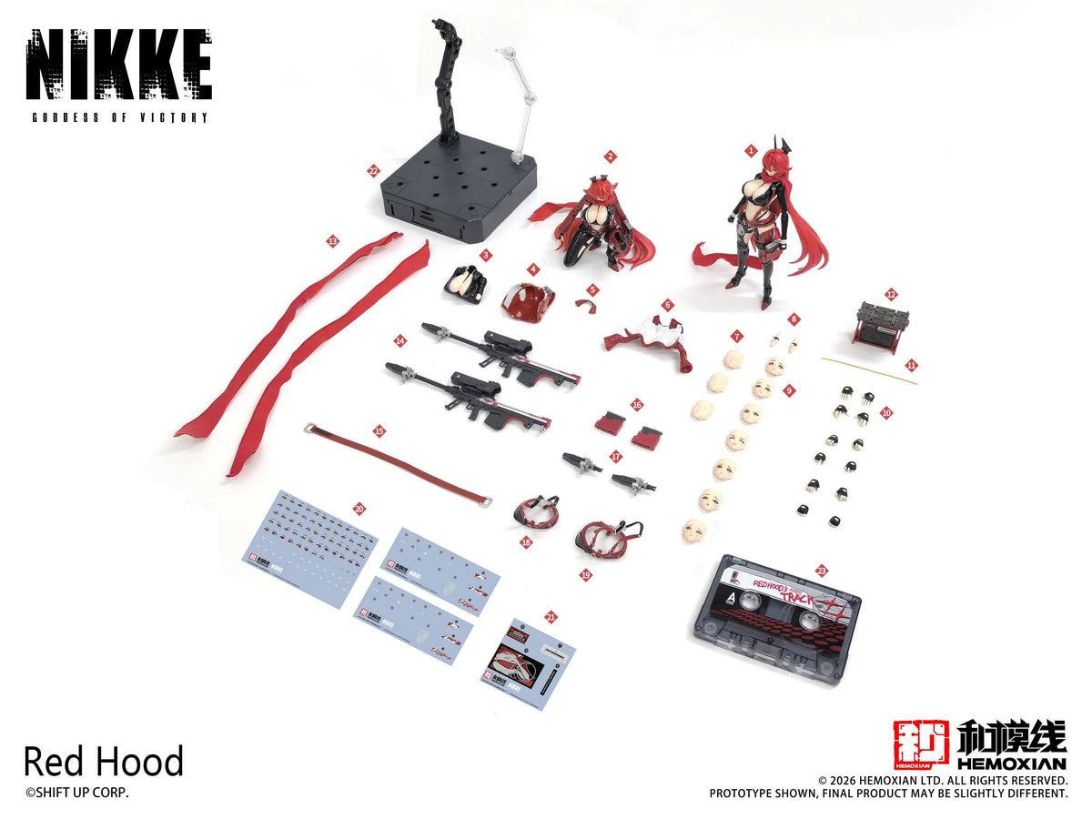 (Pre-Order) Nikke: Goddess Of Victory Red Hood 1/12 Plastic Kit 1/12 Scale Model Kit