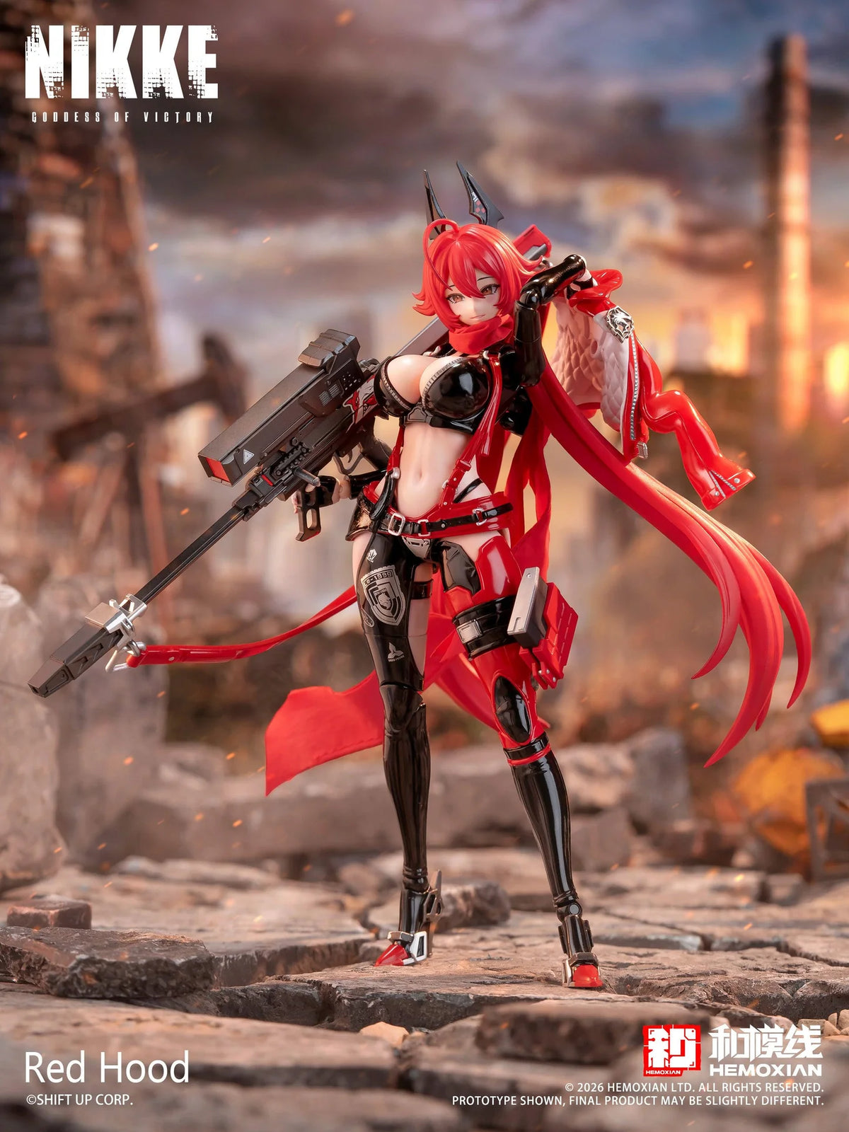 (Pre-Order) Nikke: Goddess Of Victory Red Hood 1/12 Plastic Kit 1/12 Scale Model Kit
