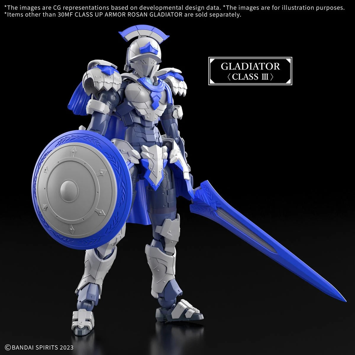 30 Minutes Fantasy Class Up Armor Rosan Gladiator Model Kit