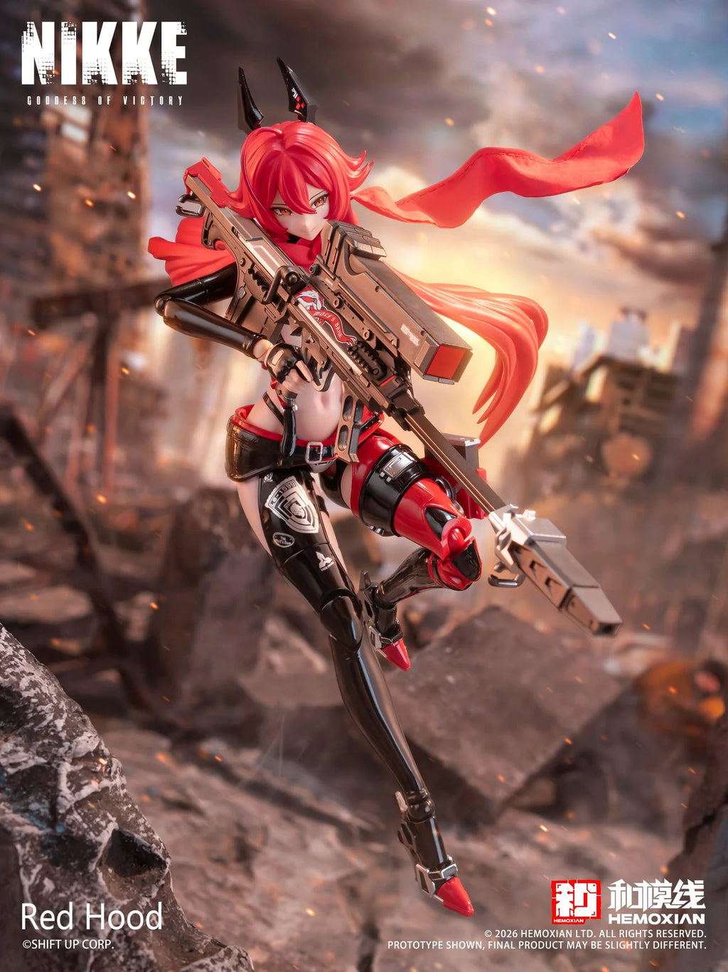 (Pre-Order) Nikke: Goddess Of Victory Red Hood 1/12 Plastic Kit 1/12 Scale Model Kit