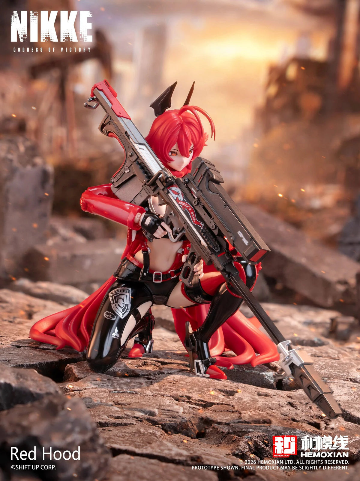 (Pre-Order) Nikke: Goddess Of Victory Red Hood 1/12 Plastic Kit 1/12 Scale Model Kit