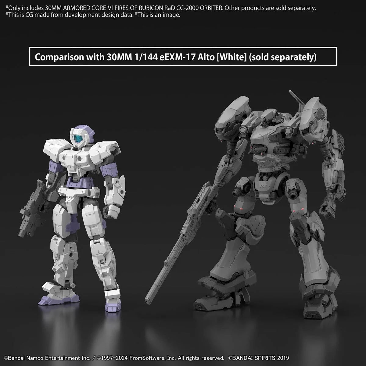 30 Minute Missions Armored Core VI: Fires of Rubicon RaD CC-2000 Orbiter Model Kit