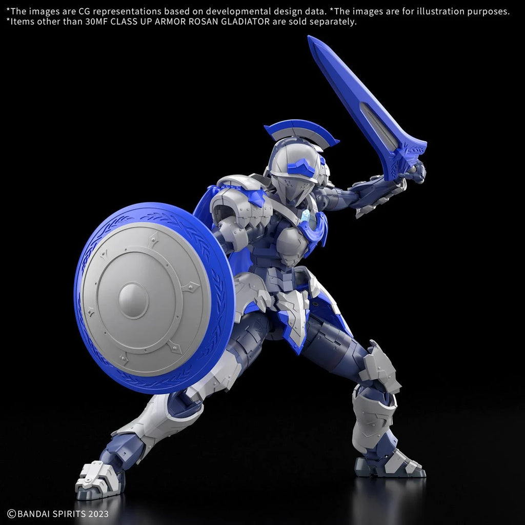 30 Minutes Fantasy Class Up Armor Rosan Gladiator Model Kit